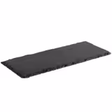 (6 szt.) Płyta łupkowa - Krawędzie łamane - Łupek naturalny - Prostokątna - 300x120mm - krawędzie łamane, chłodzenie, sztaplowanie, wodoodporna - Czarny
