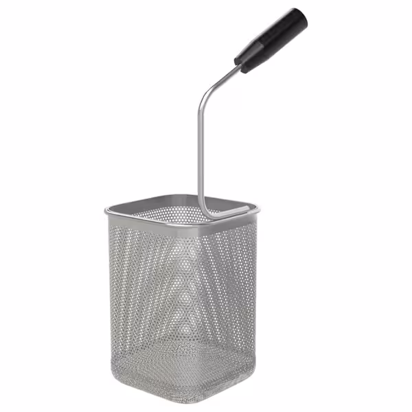 1x GN 1/6 Panier à pâtes - 145x145x200mm - Inox - GN 1/6 - avec poignée en plastique ergonomique - compatible avec cuiseurs à pâtes GNB499E, GNB899E & ENB499P - Série 900 Serie