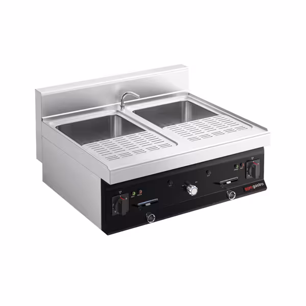 Sähkökäyttöinen pastakeitin - 2x 26 litraa - 12 kW