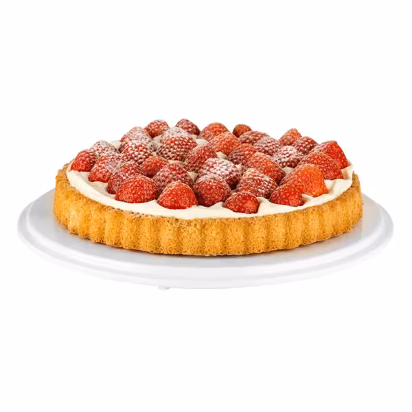 Piatto torta/servire - Melamina - Ø 310mm - Altezza: 35mm - Bianco