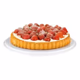 Platou tort - melamină - Ø 310 mm - rotund - Înălțime: 35 mm - alb