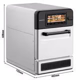 Commercial Speed Oven – 3 kW – Grill & Microwave Function – 18.7 Litres – 7.84-Inch Touchscreen