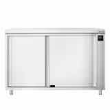 PREMIUM fűtőszekrény - 1000x700mm - átjáróval és tolóajtókkal - Digitális