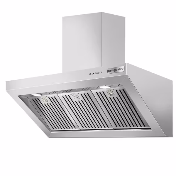 Plasma afzuigkap - 1200mm - 96% luchtzuivering (recirculatie) - met snelheidsregelaar, motor - inclusief plasmafilter, lamellenfilters en LED-verlichting