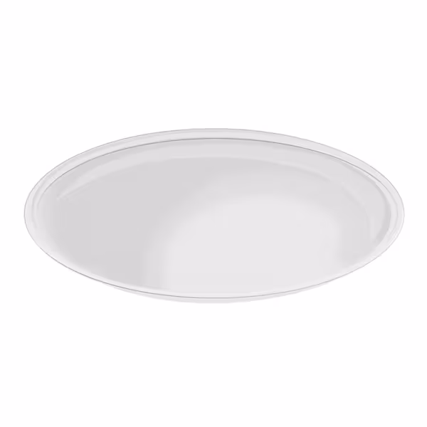 Dienblad - Polycarbonaat - 39x39cm - hoogte: 20mm - Transparant - rond
