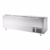 Flaskkyl med skjutlock - rostfritt stål - 800 liter