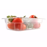 (6 Stück) Polycarbonat-Behälter GN 1/4 - Transparent - Höhe: 65mm