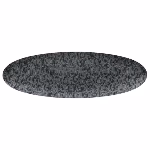 (2 pcs) SELTMANN WEIDEN | Serving Platter – Rectangular Coupe – Porcelain – 330×180 mm – Anthracite
