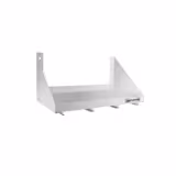Mensola a parete in acciaio inox - 600x300mm - con 1 ripiano
