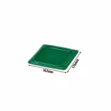 (6 pièces) CAMBRO | SafeTrak - Couvercle en polypropylène GN 1/6 - Vert