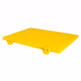 Antislip snijplank - EN 600x400mm - Dikte: 20mm - HACCP-conform - Polyethyleen - Geel - Antislipvoetjes
