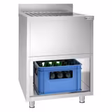 Abtropfschrank - Edelstahl - 600x600mm