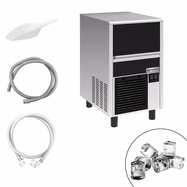 Commercial Ice Machine - Bullet - 26kg/24h - with Storage Bin