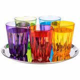 (6 pcs) Serving Tray - KAFFEEHAUS - Stainless Steel - Ø270mm - Height: 15mm