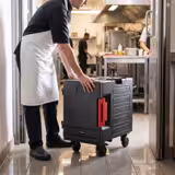 Thermobox - Frontlader - 88 Liter - für 12x GN 1/1 - mit leisen Rollen