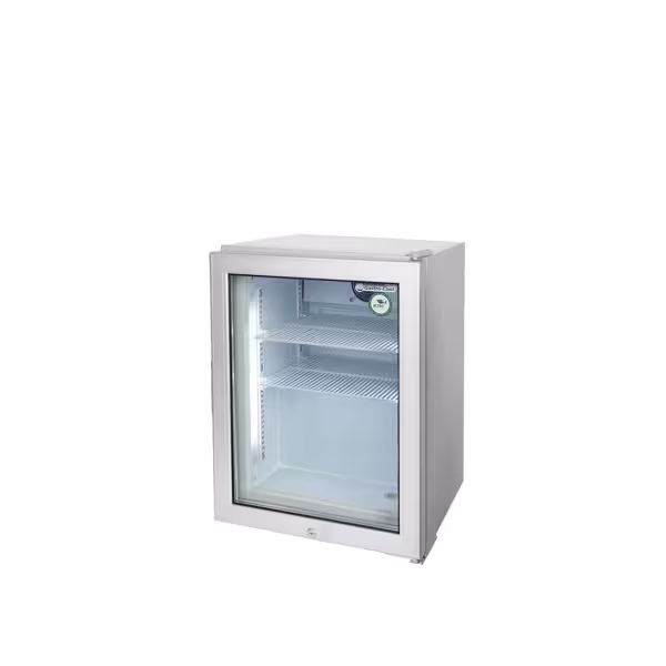 GASTRO-COOL | Minibar vriezer - 51 liter - 1 glazen deur - Zilver