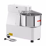 Impastatrice a spirale professionale - 22L / 18kg - 1 velocità - testa fissa - con timer - 230V monofase - per impasti ad alta idratazione