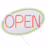 LED “Open” Sign – Dimmable – Green – Red