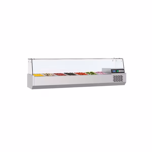 Kühlaufsatzvitrine PREMIUM - 1600x390mm - 6x GN 1/3
