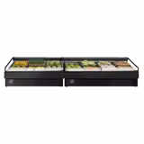 Koeleiland - 2580mm - 340 liter - Glazen voorkant