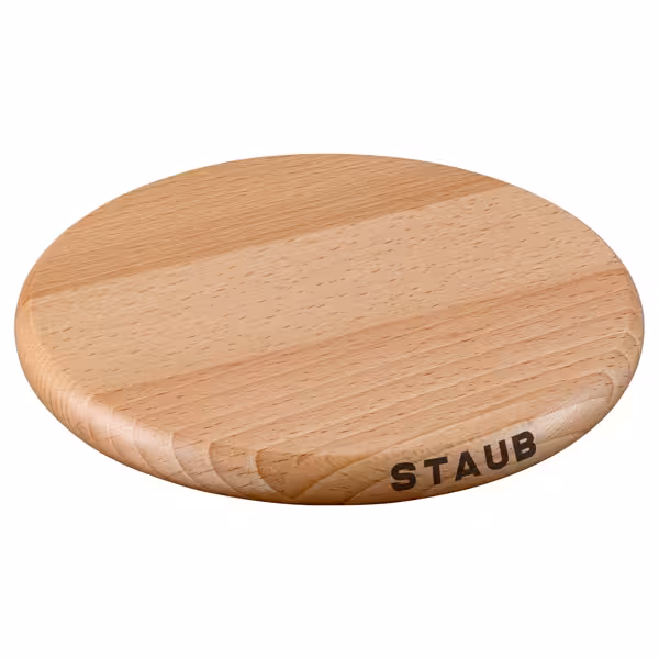 STAUB | SPECIALITIES - Magnetic Trivet - Ø160mm - Brown - Beech