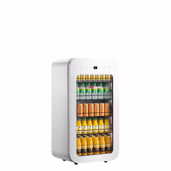 Minibar fridge - 450mm - 67 litres - with 1 glass door
