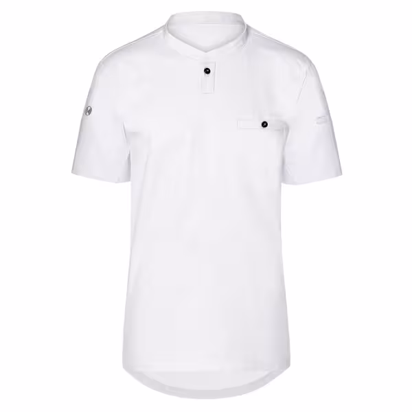(6 stuks) KARLOWSKY | Korte Mouw Heren Werkshirt Performance - Wit - maat: XS