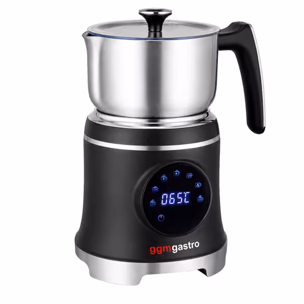 Melkopschuimer - 0,60l - digitaal display - zwart