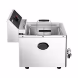 Visfriteuse - 20,4 liter - 5 kW - mechanische bediening - met aftapkraan