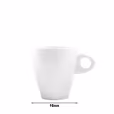 SELTMANN WEIDEN | Coffe-e-Motion Porcelain Coffee Mug – 470 ml (16 oz) - White - Dishwasher Safe