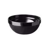(6 pcs) Bowl - FRIENDLY - PET - 150ml - round - Ø 100mm - Depth: 45mm - Black