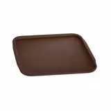 (10 stuks) Dienblad - Polypropyleen - 44x32cm - hoogte: 20mm - Bruin - antislip-oppervlak