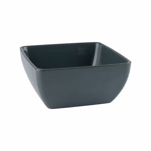 (6 قطع) سلطانية PURE - ميلامين - 1.5 Liter - مربّع - 190x190x90 mm - آمن لغسالة الصحون - قابل للتكديس - أخضر