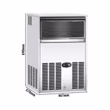 Fabbricatore di ghiaccio - cilindro - 40 kg/24 h