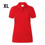 (6 Stück) KARLOWSKY | Damen Workwear Poloshirt Basic - Rot - Größe: XL
