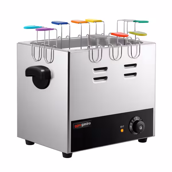 Elektrisk äggkokare - professionell - för 10 ägg - 2,6 kW - inkl. 10 äggkorgar