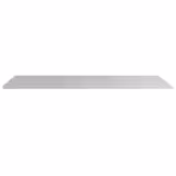 Couvercle en inox pour îlots réfrigérés - pour 2 îlots réfrigérés KIBL1955 dos à dos - 1875x487x33mm