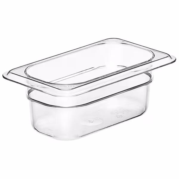 (6 Stück) CAMBRO | CAMVIEW® - Copolymer-Behälter GN 1/9 - Transparent - Höhe: 65mm - BPA-Frei