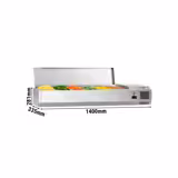 Countertop Prep Well ECO - 1400x335mm - 6x GN 1/4