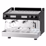 Espressor profesional - 2 grupuri - Automat (dozare volumetrică) - cu sistem de preinfuzie & 2 lănci de abur