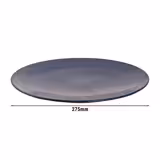 (5 uds) Kiryu - Plato llano - Porcelana - Ø275mm - Azul