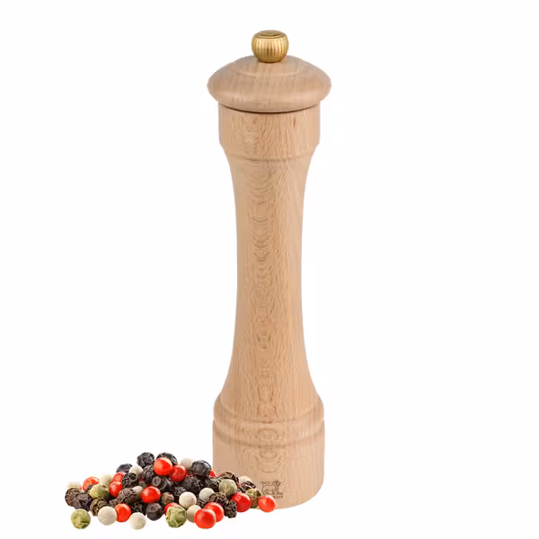 (6 stuks) PEUGEOT | HOSTELLERIE - Pepermolen - Hout - Natuurlijk - Hoogte: 220mm