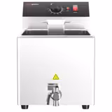 Pastakoker - 8liter - 3,25kW - met aftapkraan - incl. 4 manden - Elektrisch