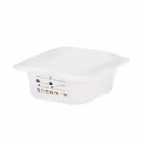 (6 pièces) CAMBRO | SafeTrak - Récipients en polypropylène GN 1/6 - laiteux - Hauteur : 65mm