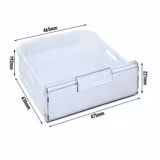 (2 db) Fiók - 475x430x221 mm - készülékhez: KSS400HN & TKSS400HN - felső pozíció; átlátszó előlap; külső kosár fogantyú - 2 db