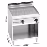 Elektromos grilltál - bordás (9,6 kW)