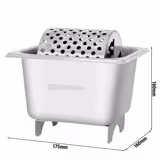 Roue à beurre - inox - GN 1/6 - Profondeur : 100 mm