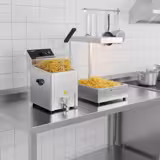 Friteuse électrique – 8 litres – 3,25 kW – avec robinet de vidange