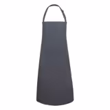 (6 pieces) KARLOWSKY | Basic Bib Apron – Anthracite - 750×900 mm - Adjustable Neck