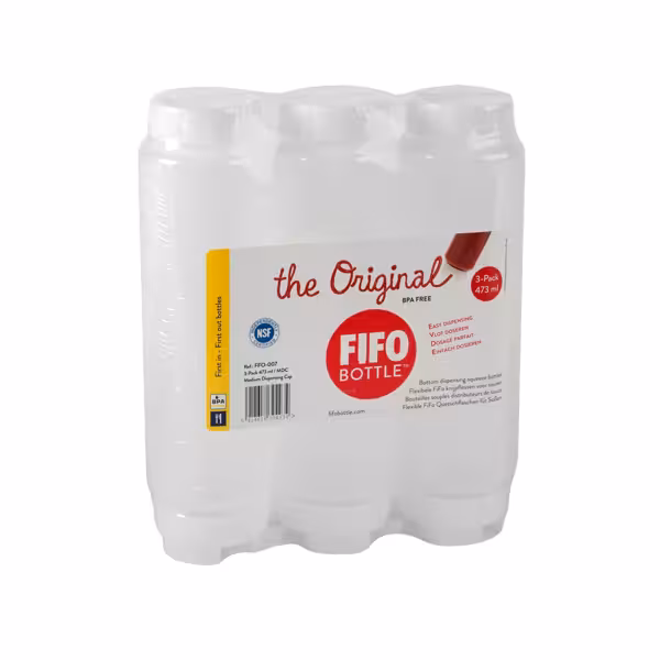 (3 st) Dressingflaska - 473 ml